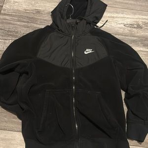 Used Nike black zip up